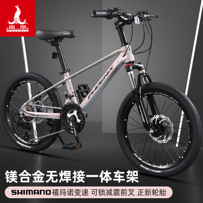 Phoenix Galaxy Magnesium Alloy Children's Bicycle for Older Boys and Girls 20/22/ 24inch Youth Mountain Racing Bike