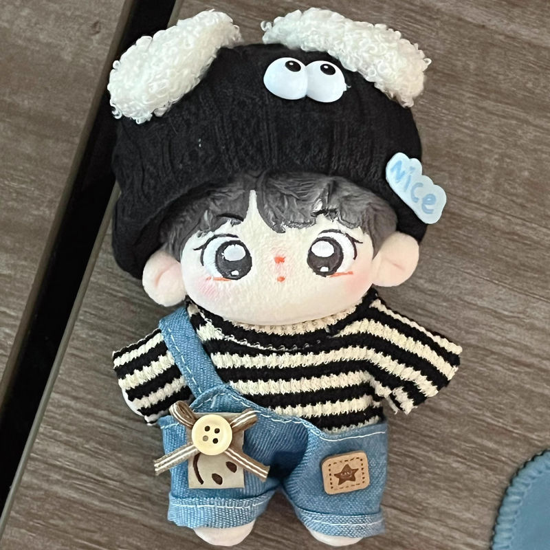 15cm Doll Clothes Cotton Doll Regular Body Clothing Set Overalls Unisex Cute School Style Series 15cm Doll Clothes Cotton Doll Regular Body Clothing Set Overalls Unisex Cute School Style Series