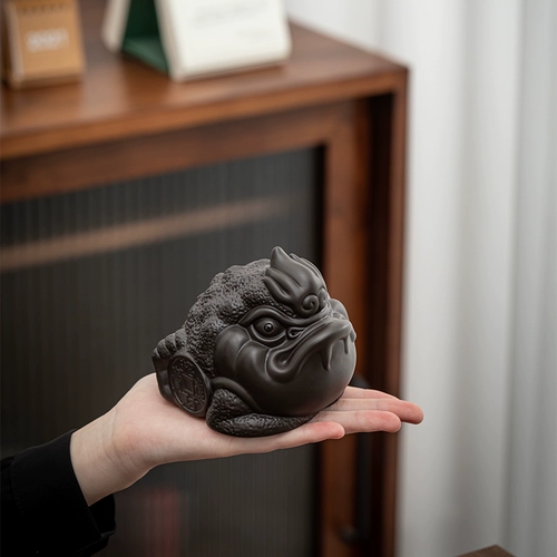 恬静生活 Zisha Tea Petting Tea Ceremony Zero Tea играет на чай с золотистыми жабами