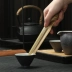 Tinh tế trà tre clip nhíp tre trượt clip trượt trà Hàn Quốc phụ kiện Mạnh Zongzhu clip Kung Fu bộ trà - Trà sứ