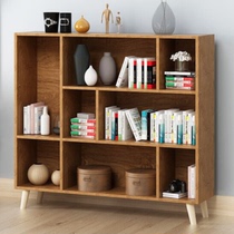 Xinjiang floor-to-ceiling bookcase simple multi-layer storage locker simple living room bedroom small book shelf