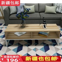 Xinjiang coffee table TV cabinet tea table combination storage storage double side table home table sofa side
