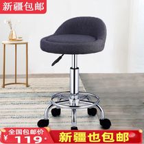 Xinjiang bar chair stool home lift backrest bar chair rotating front desk cashier chair high stool