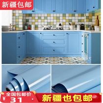 Xinjiang wallpaper kitchen oil-proof sticker toilet self-adhesive cabinet wooden door table countertop refurbished wall sticker