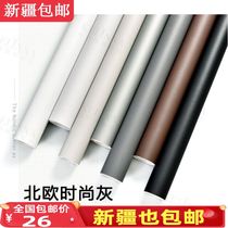 Xinjiang waterproof wallpaper self-adhesive bedroom warm wallpaper pvc gray wall sticker dormitory bedroom decoration sticker