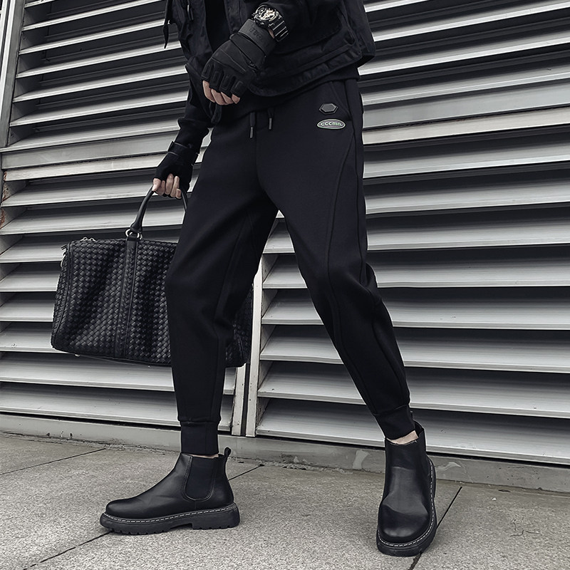 Cotton tooling pants men's autumn and winter Korean version of the trend loose Joker pants ins Tide brand