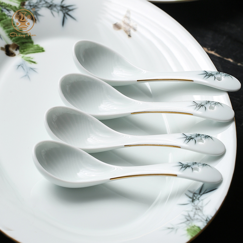Prosperous southern dishes household of Chinese style and contracted jingdezhen ceramic spring suits for home dishes chopsticks combination