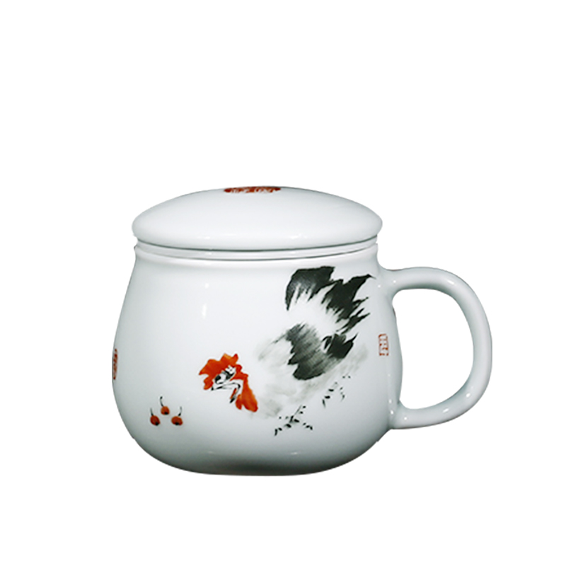 Master chang south building ceramic filter with cover cups have one cup of jingdezhen office office cup tea tea cups