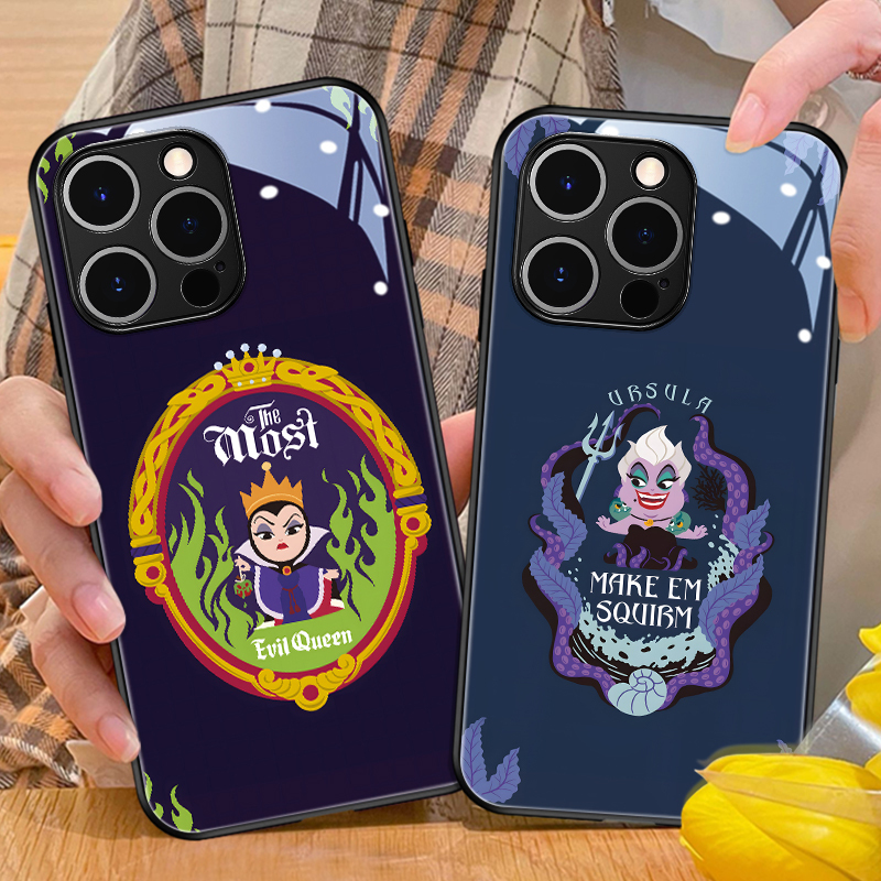 Stepmother Tea Party Apple 15 Pro Max Phone Case New Model iPhone 16 Glass 14 Pro Villain 11 Witch 12 Mini Evil Queen XS Fun 8 Plus Cartoon 13 Niche Xr