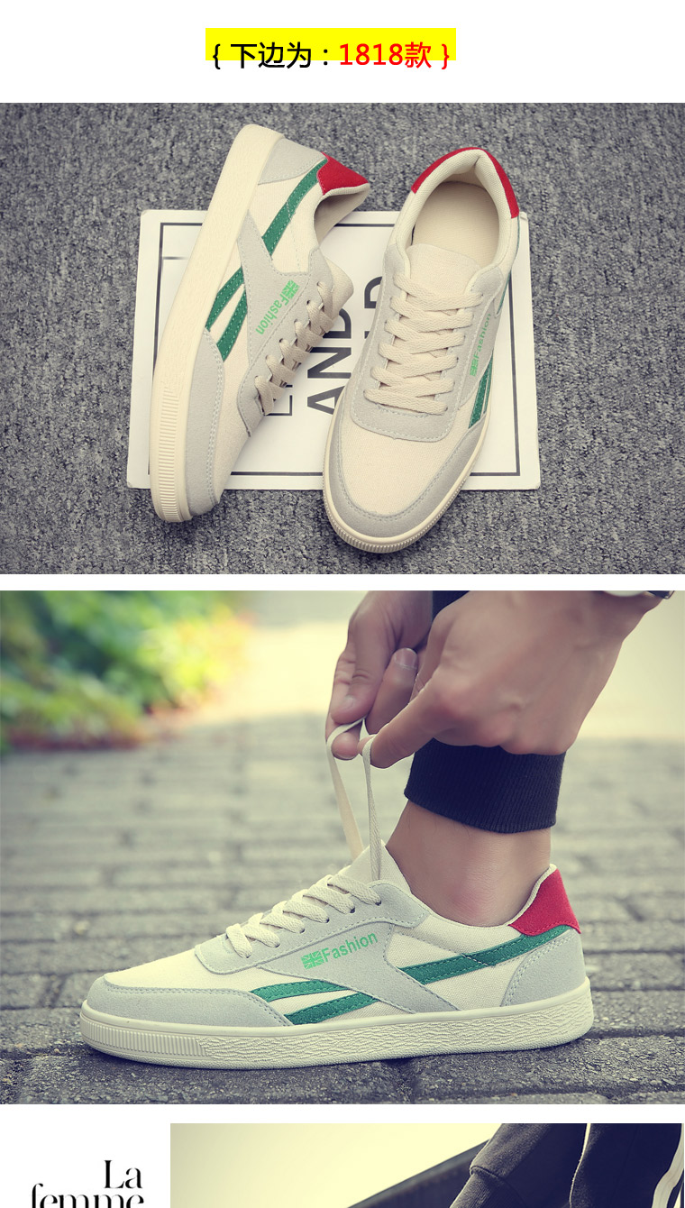 2018 mới mùa hè của nam giới giày thường breathable giày vải Hàn Quốc phiên bản của xu hướng của hoang dã giày Harajuku phong cách giày vải giày thủy triều giay the thao nam