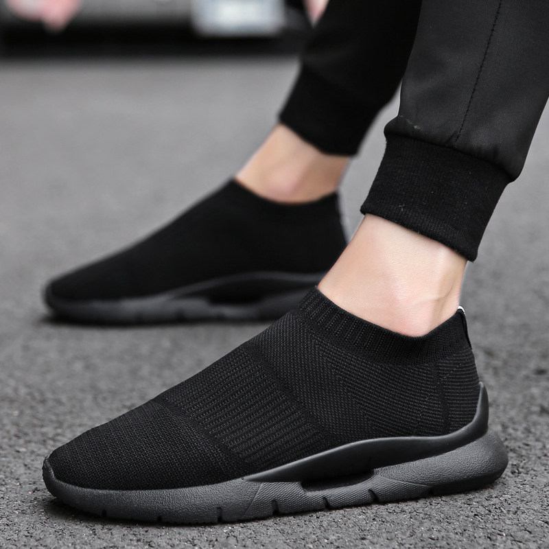 Old Beijing shoes men's shoes summer tidal shoes 2022 new socks casual lazy canvas shoes hundred and round