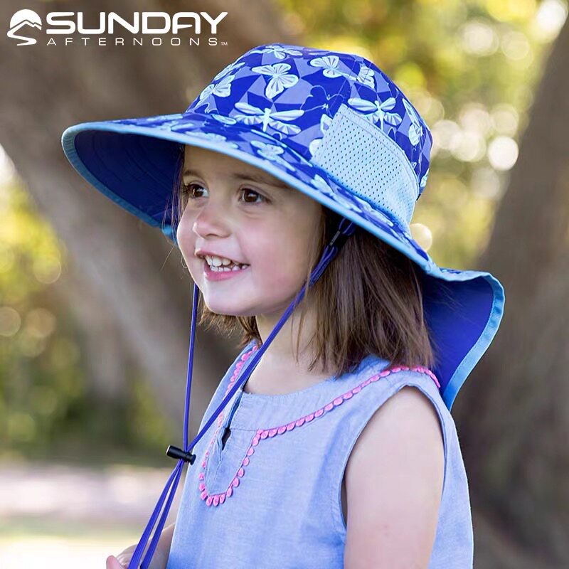 Internet Red Explosives US SundayAfternoons Baby Sunscreen Cap for Men and Women to Block 98% Ultraviolet