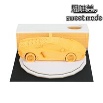 Lamborghini Supercar 3d Stereoscopic Sticky Notes This article creates gifts sports car model paper carving sticky note paper creative gift