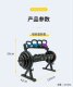 Double-layer dumbbell rack double-layer two-layer dumbbell rack kettlebell rack barbell plate rack barbell rack household multi-functional dumbbell rack