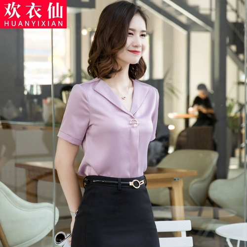 Сексуальная летняя ретро рубашка, в корейском стиле, короткий рукав, сезон 2021