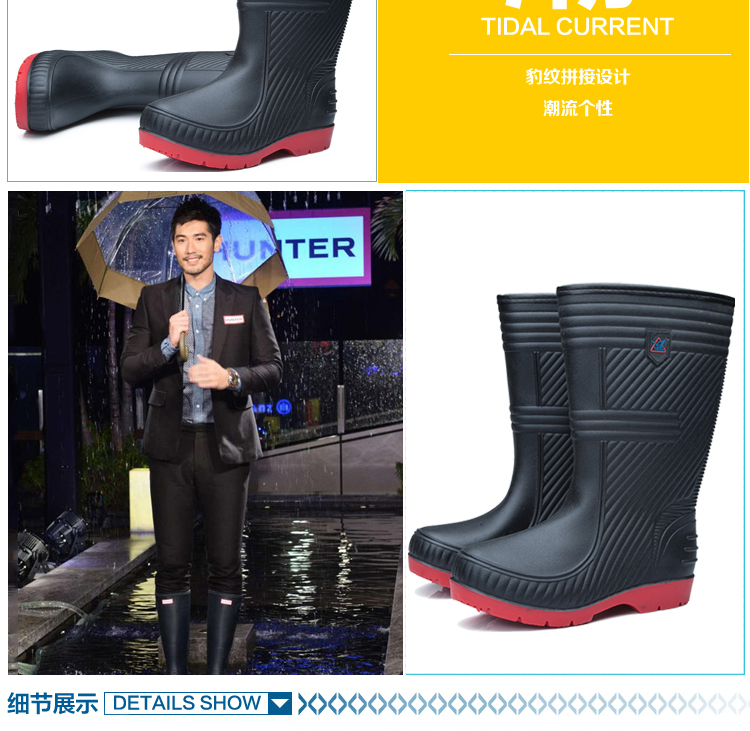 Chaussures - bottes caoutchouc homme pour hiver - Ref 963893 Image 37