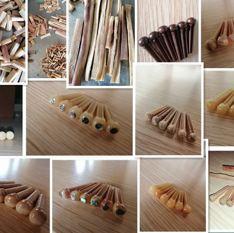 Camel bone blood material Brazilian rose wood Mammoth Ivory Ice Tooth material Folk Guitar Boutique String Nail Accessories