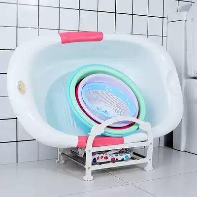 Zhencai washbasin rack Basin rack Floor shelf Toilet toilet storage layer shelf for powder room bathroom basin rack