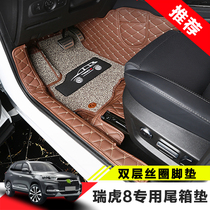 Lan Tai Che Ruihu 8 foot pad full enclosure car special large enclosure double-layer silk ring foot pad 5 Seats 7 seats modification