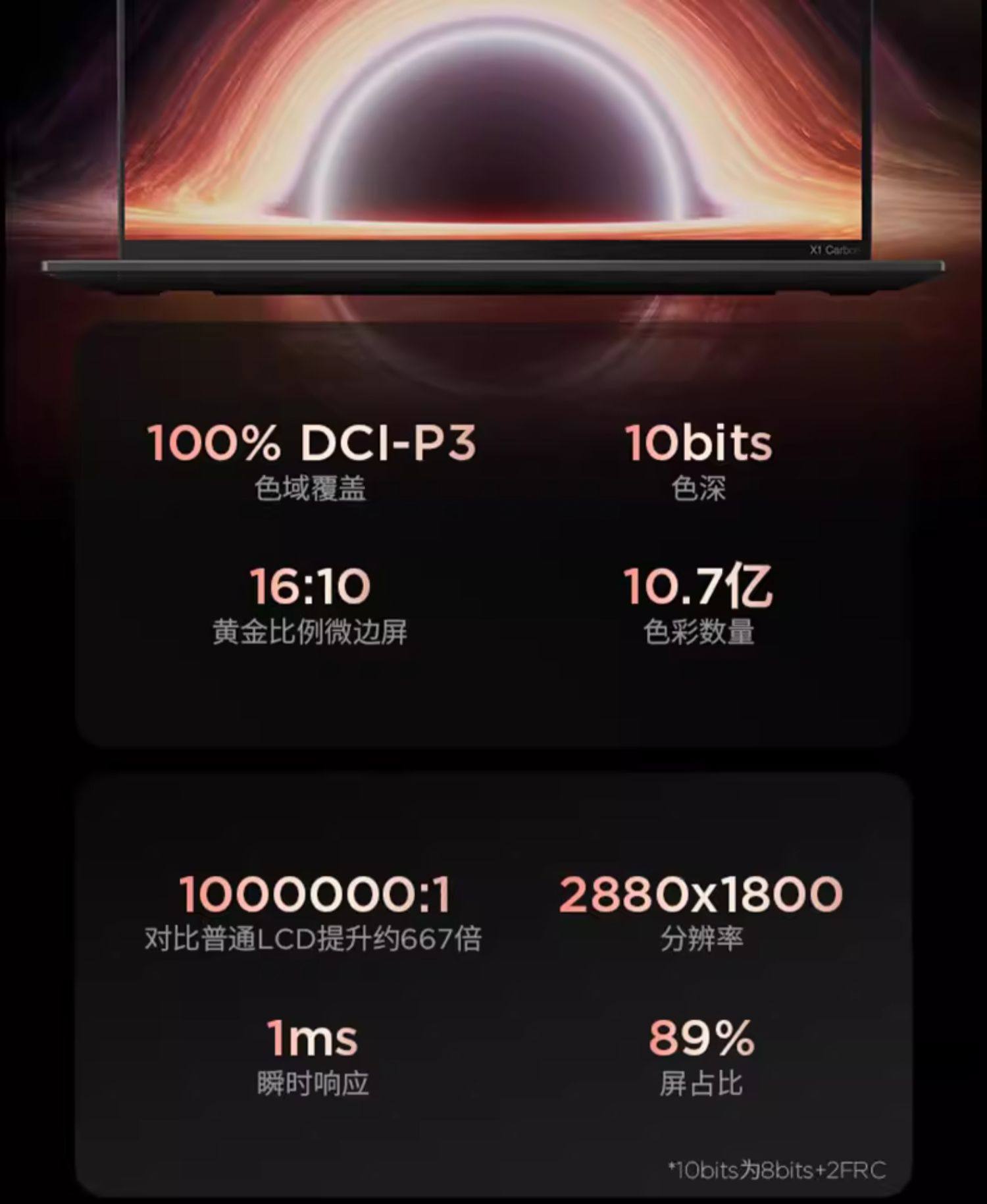 ThinkPad X1 Carbon Aura AI元启版/X13英特尔酷睿Ultra轻薄商务办公笔记本电脑插图23