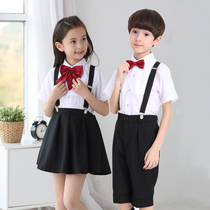 Boys' and boys' group festival performance clothing belt pants suit primary and secondary school students' chorus clothing children's class uniform