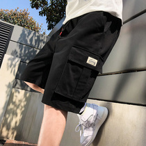 Mens Shorts 2021 Summer Loose Sports Capri pants Tide Brand ins Casual Big Pants Tide