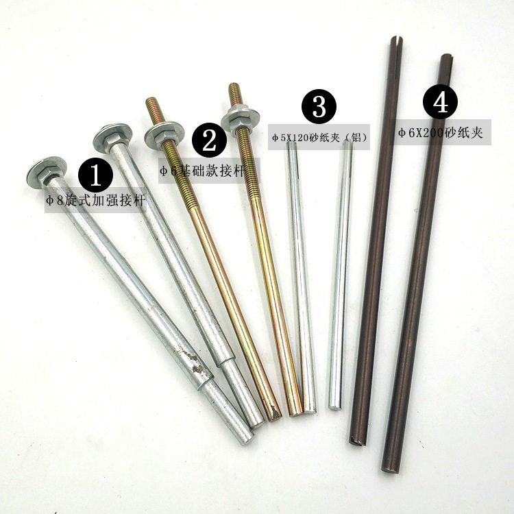 Sandpaper clip with screw head root carving wood carving woodworking sandpaper polishing rod gauze fork rack sander tool
