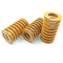 Domestic imported standard spring yellow mold spring flat wire square wire spring inner diameter 8 * length 253456768100