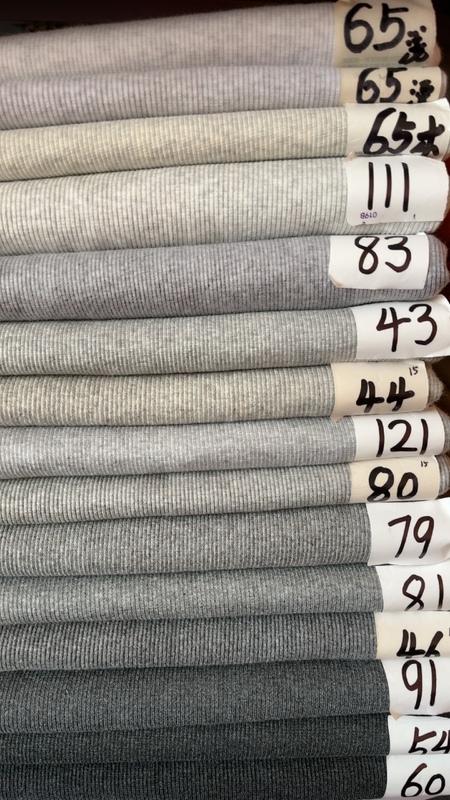 Lejia 2:2 All-Cotton Spring, Autumn, and Winter Linen Gray Ribbed Hem, Sleeves, Collar, and Pants Hem Images May Differ from the Actual Product in Color