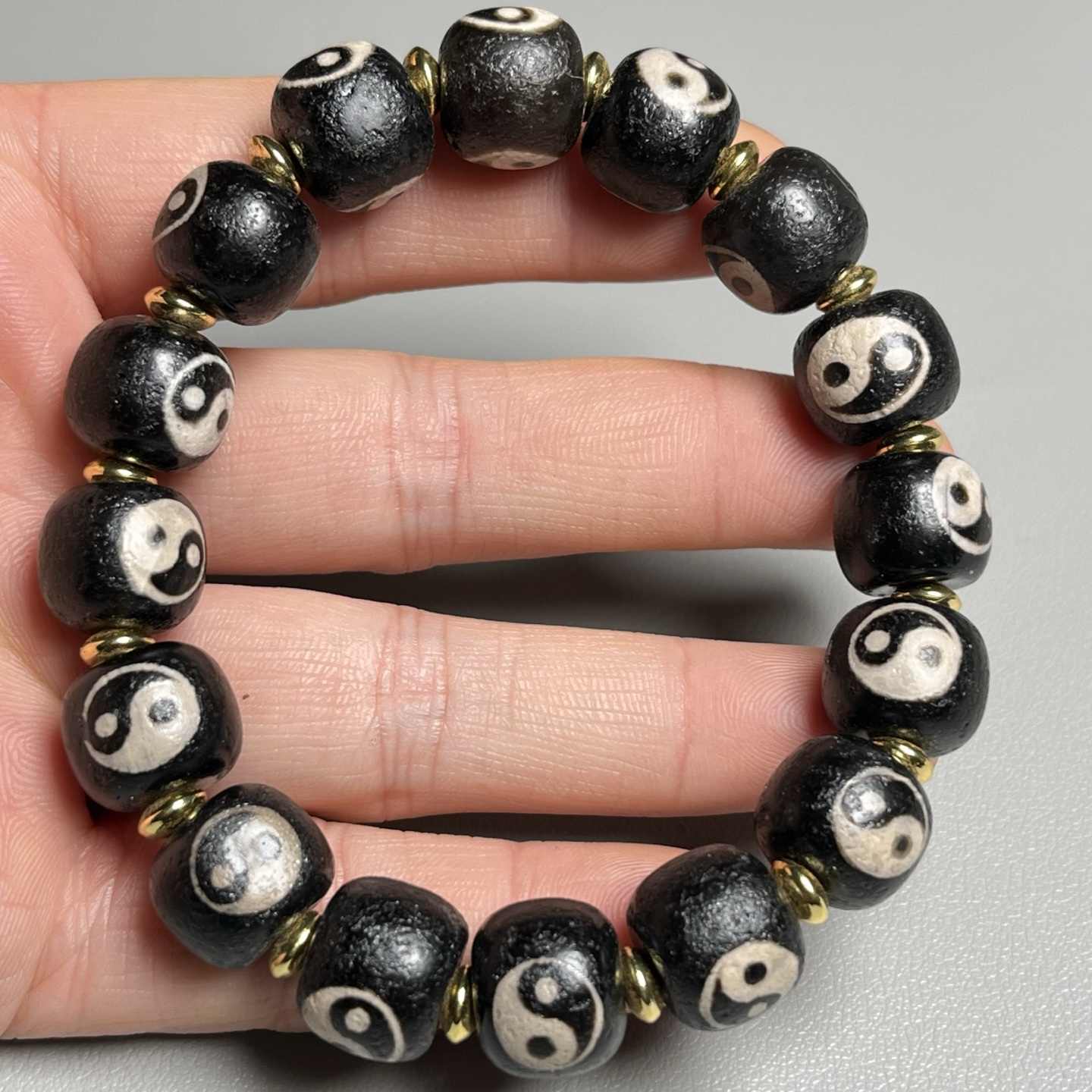 hatachu瑪瑙　陰陽太極天珠　11-167 hatachu様専用瑪瑙 陰陽太極天珠 11-167 2025年最新】陰陽天珠