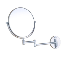 European-style space aluminum telescopic beauty mirror folding activity vanity mirror hotel bathroom can enlarge Wall double mirror