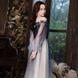 Вечернее платье, длинная юбка, коллекция 2021