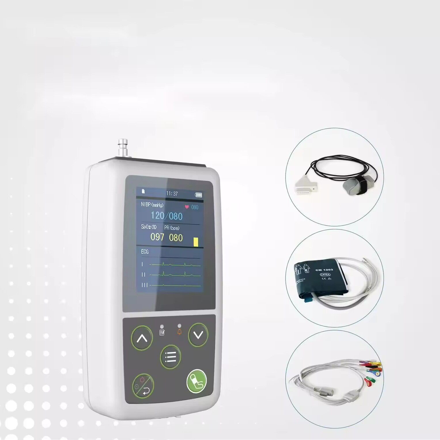 CB100 Ambulatory 12-Lead ECG NIBP PC Software Vital Sign Pat