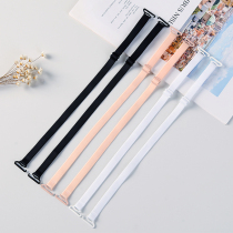 Transparent shoulder strap female seamless solid color bra strap shoulder strap neck underwear cross invisible strap underwear underwear strap female shoulder strap