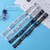 Shoulder strap small ancestor bracelet Printed letter shoulder strap non-slip incognito underwear Black cross sexy wild one-word collar