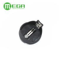  CR2032 button battery holder Battery socket Ordinary in-line black CR2032 battery holder BS-2-1