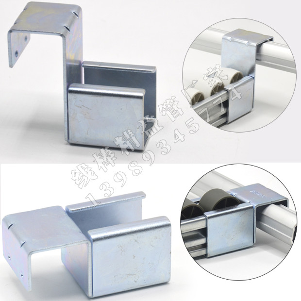 40 * 35 sheet metal fluency bar joint connector 3rd generation aluminum alloy lean pipe special galvanized connector
