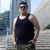 Người béo béo cộng với phân bón XL nam giới béo mập thả lỏng thêm áo cotton lớn 2018 hè áo khoác không tay Áo vest cotton