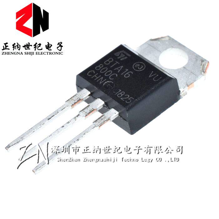 New domestic two-way SCR BTA16-800C 16A 800V straight plug TO-220 thyristor