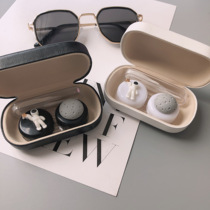 Creative astronaut lunar contact lens box boys and men special color contact box to send boyfriend husband gift