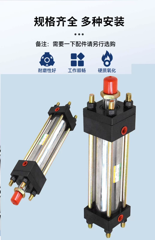 xi lanh thủy lực bãi Xi lanh thủy lực từ tính HOB Phốt dầu đôi có vòng từ tính hai chiều một chiều bằng thép không gỉ xi lanh thủy lực hạng nặng cảm ứng từ tính xi lanh điện thủy lực xilanh thủy lực 15 tấn