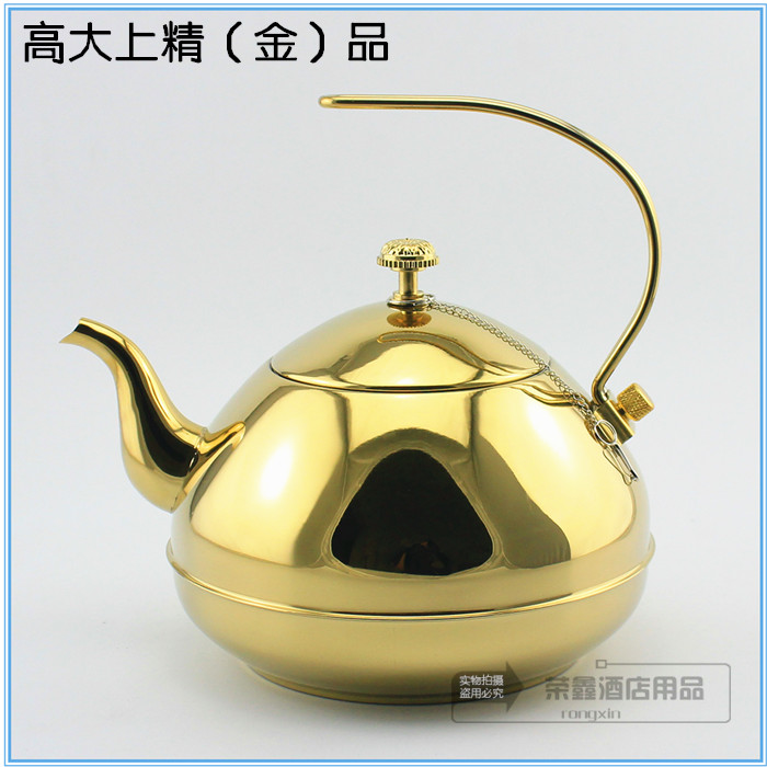 Thickened stainless steel teapot teapot with filter screen household teapot restaurant restaurant with cold kettle kettle