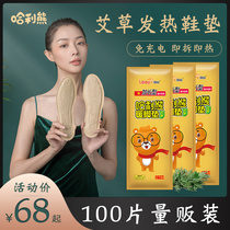Fever insole self-heating 100 pieces of warm foot treasure warm foot paste male heating insole female can walk winter warm
