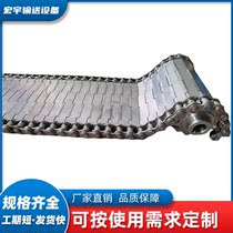 304 stainless steel chain plate conveyor belt chicken claw cutting machine chain board beverage canned filling line plate chain