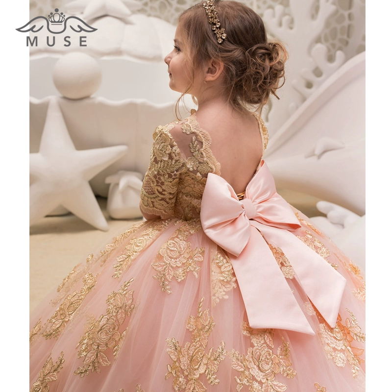 Váy mới 2018 cho bé sinh nhật bé gái sinh nhật công chúa đầm hoa nhỏ bé gái váy bé gái công chúa váy pettiskirt - Váy trẻ em trang phục biểu diễn cho bé trai