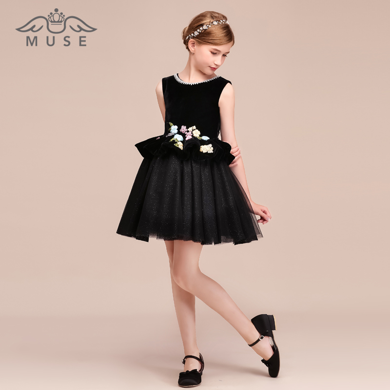 Ngày thiếu nhi Trang phục thiếu nhi Cô gái Trang phục dạ hội Váy công chúa Trang phục Piano Trang phục Cô gái Trang phục Cô gái Chủ nhà - Váy trẻ em quần áo phù rể cho bé trai