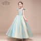 Children's dress long noble piano dress performance costume host middle-aged and older children's dress ten-year-old birthday dress princess dress