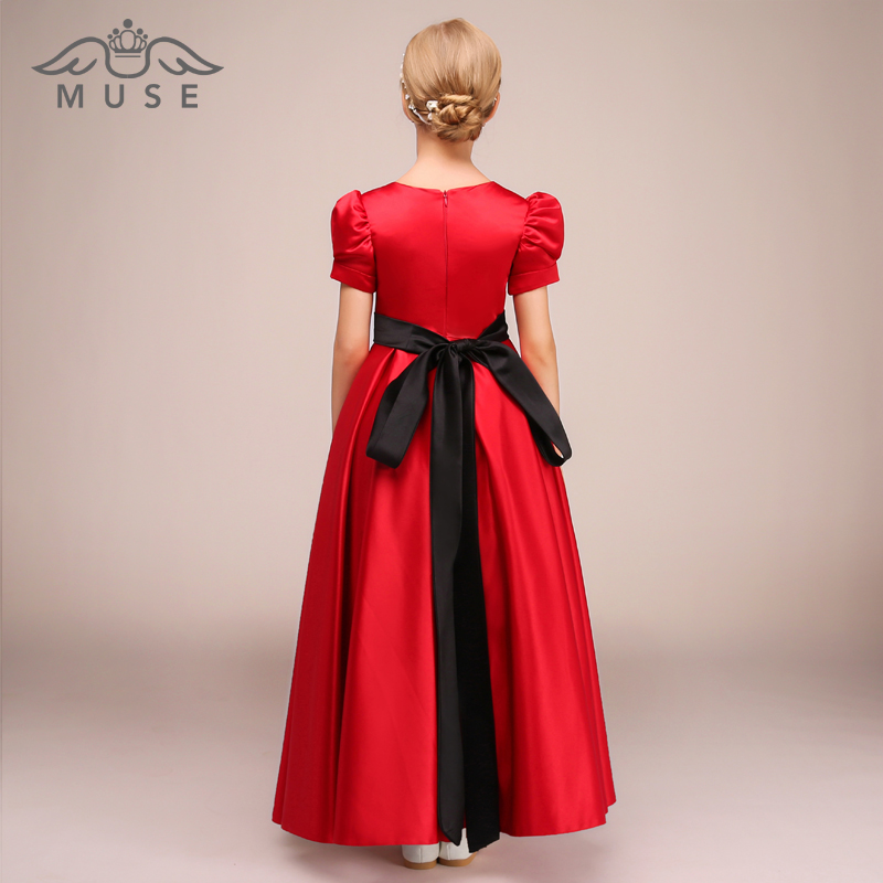 MUSE trẻ em mới ăn mặc công chúa váy cô gái hiệu suất đàn piano váy công chúa váy sân khấu sàn catwalk máy chủ quần áo quần áo trẻ em xuất khẩu