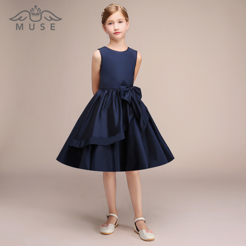 MUSE cô gái ăn mặc buổi tối trẻ em ăn mặc cô gái ăn mặc trang phục piano trẻ em trang phục hợp xướng phụ nữ bộ vest bé trai đi tiệc