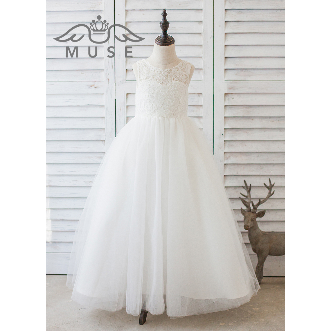 MUSE cô gái buổi tối ăn mặc hoa trẻ em của công chúa pettiskirt trẻ em của đàn piano hiệu suất ăn mặc dài hiển thị mùa xuân và mùa hè mới thời trang thiếu nhi